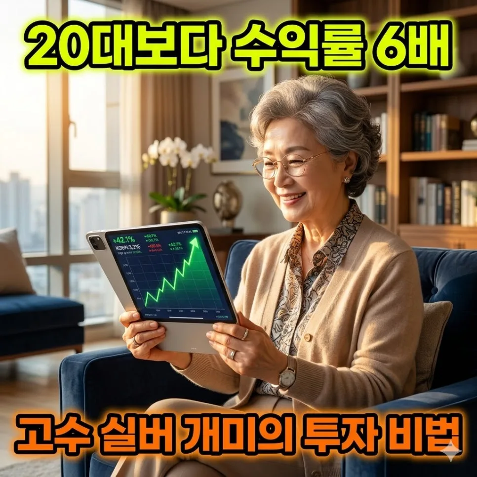 2026년 주식 투자, 70대 '실버 개미'가 20대보다 6배 앞선 비결은?