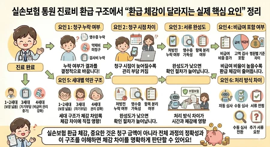 실손보험 통원 환급, 2026년 달라지는 6가지 핵심 요인 분석