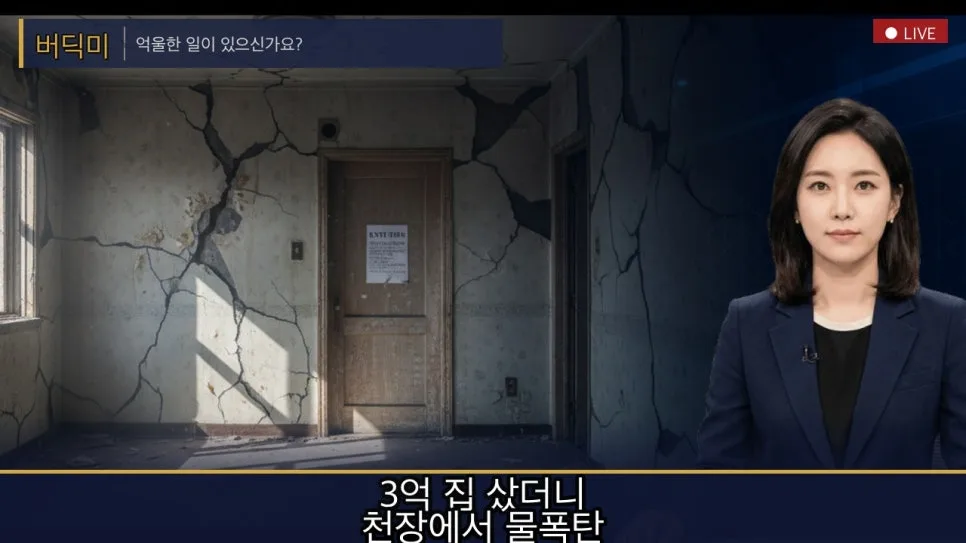새 아파트 천장 누수, 입주 3개월 만에 3천만원? 2026년 판례 분석