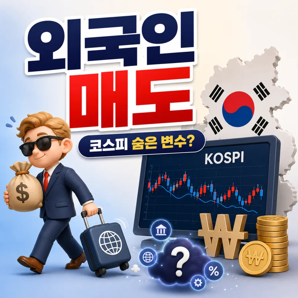 외국인 한국 주식 매도 이유 2026: 숨은 변수와 투자 전략