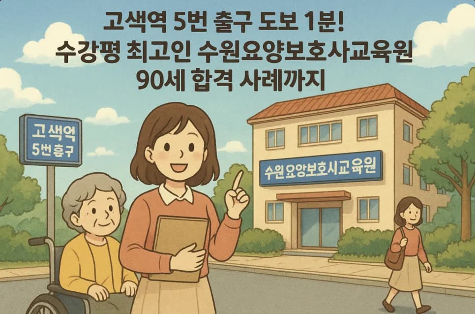 수원 요양보호사 자격증 취득 2026: 합격률 높은 교육원 선택법