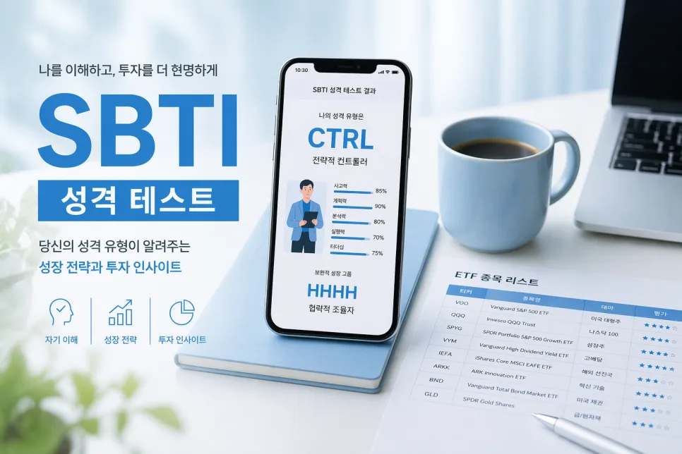 SBTI 유형별 ETF 포트폴리오 2026: 내 상태에 맞는 투자법