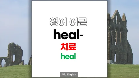 영어 단어 'heal' 어원과 파생어 총정리 (2026년)