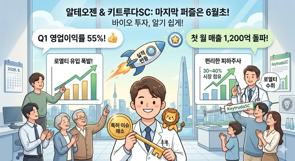 알테오젠, 특허 이슈 해결 시 주가 전망 2026년 분석