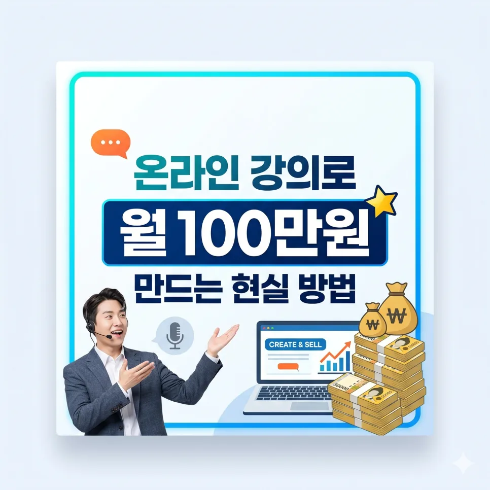 온라인 강의 제작 2026: 초보자를 위한 수익화 전략 총정리