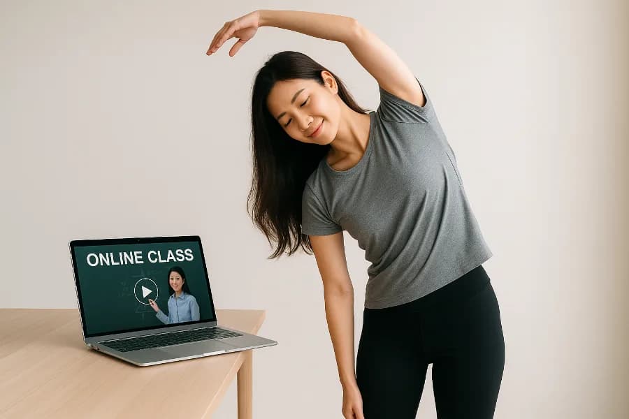 대만 75일차, 우울감 극복 비법: 강의와 스트레칭 병행 2026