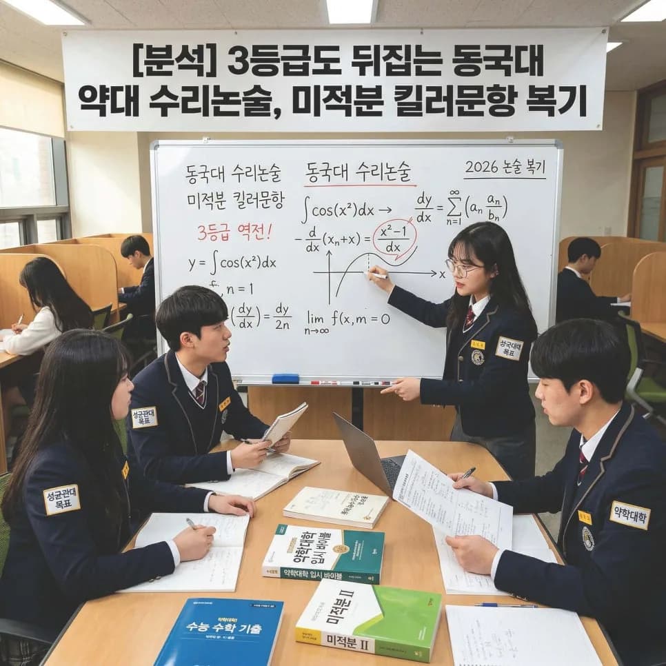 2026 동국대 약대 논술 합격 전략: 3등급 역전 필살기 분석