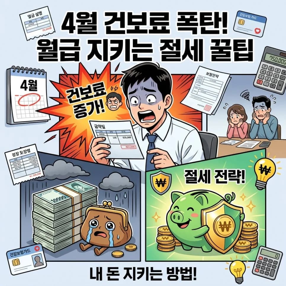 4월 건보료 폭탄 피하는 법 2026: 월급 지키는 절세 전략