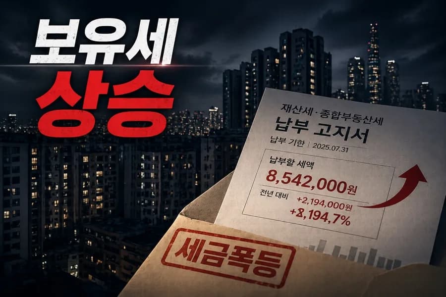 서울 공시가 18.6% 폭등, 보유세 폭탄 피하는 법 2026