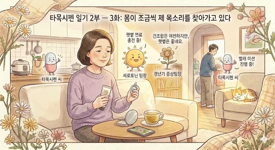 타목시펜 부작용 2026: 갱년기 증상과 구분, 관리법 총정리