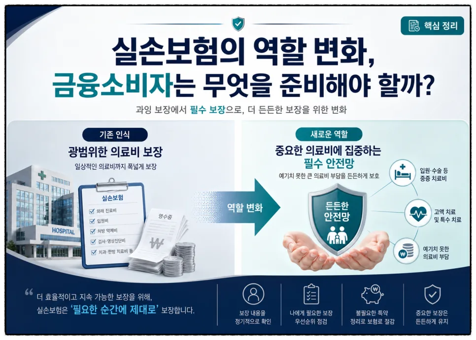 5세대 실손보험 핵심 변화 2026: 전문가가 짚어주는 상담 전략