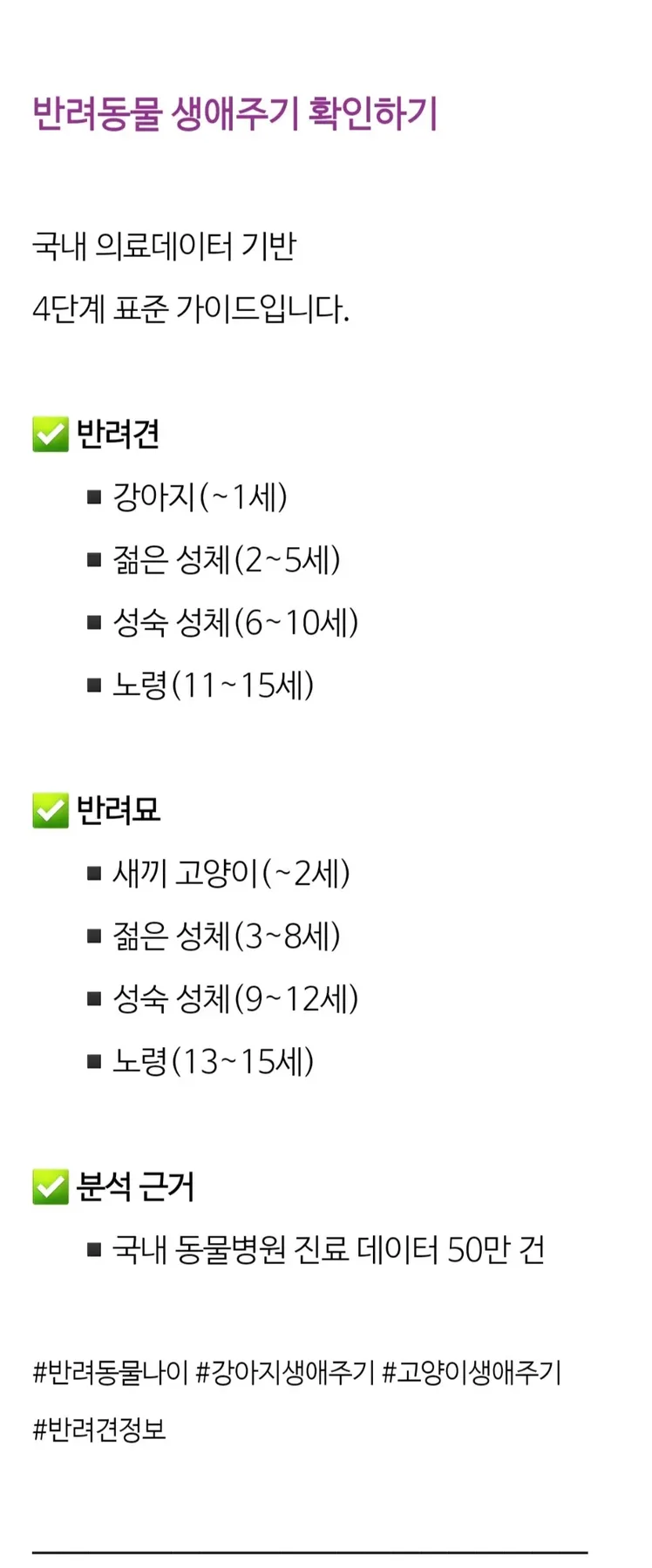 반려동물 생애주기 4단계와 질병 관리 2026년 총정리