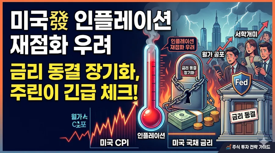 미국 인플레이션 재점화와 금리 동결 장기화, 주식 투자 전략 2026
