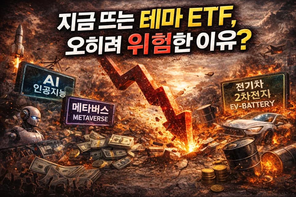 2026년 테마 ETF 투자, 왜 위험할까? 전문가 분석