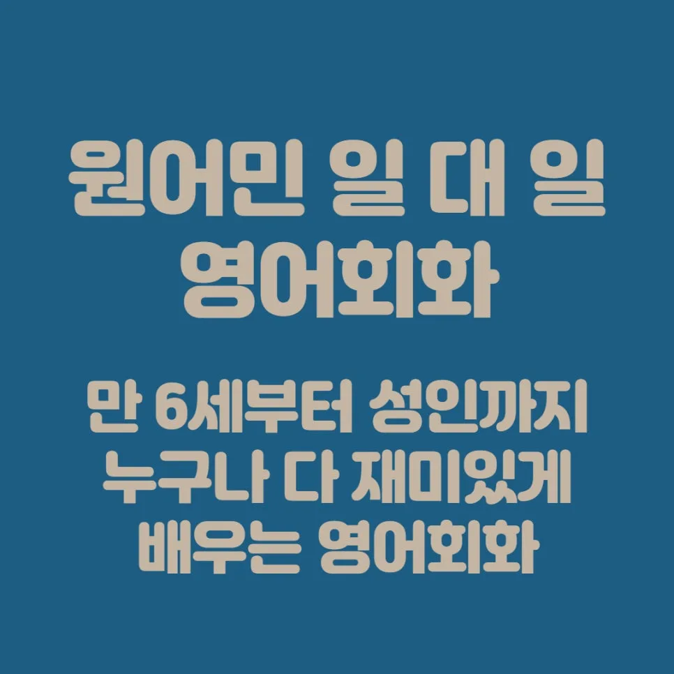 2026년 원어민 화상 영어, 비대면 수업으로 실력 높이는 법