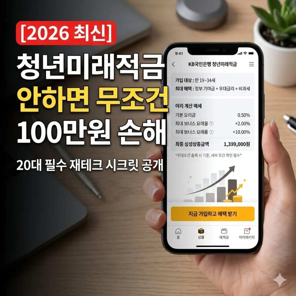 청년미래적금 2026: 우대금리 최대 받는 비법 총정리