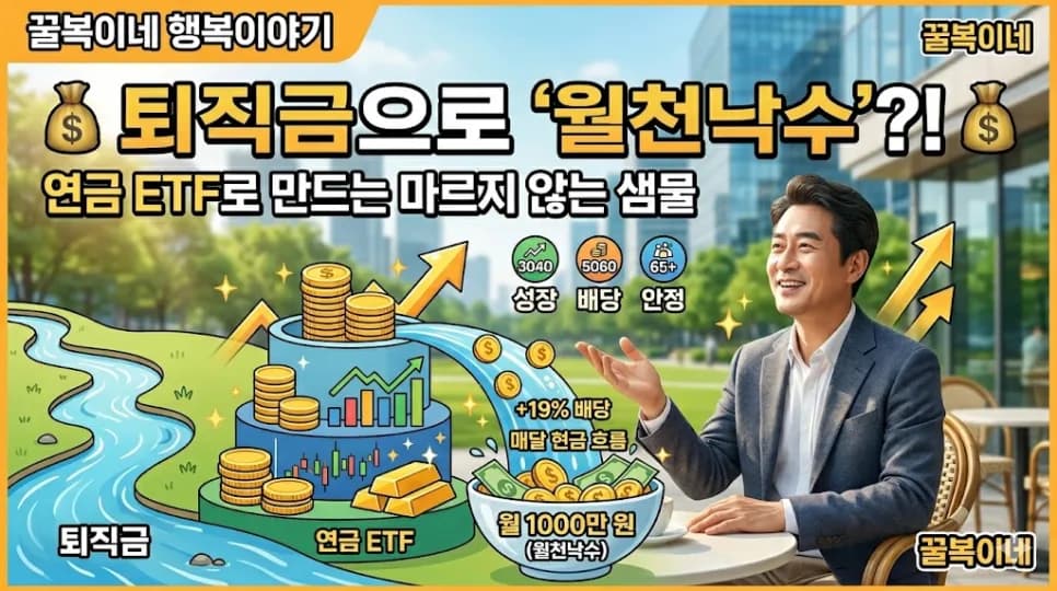 연금 ETF로 월 1000만원 현금 흐름 만드는 법 2026