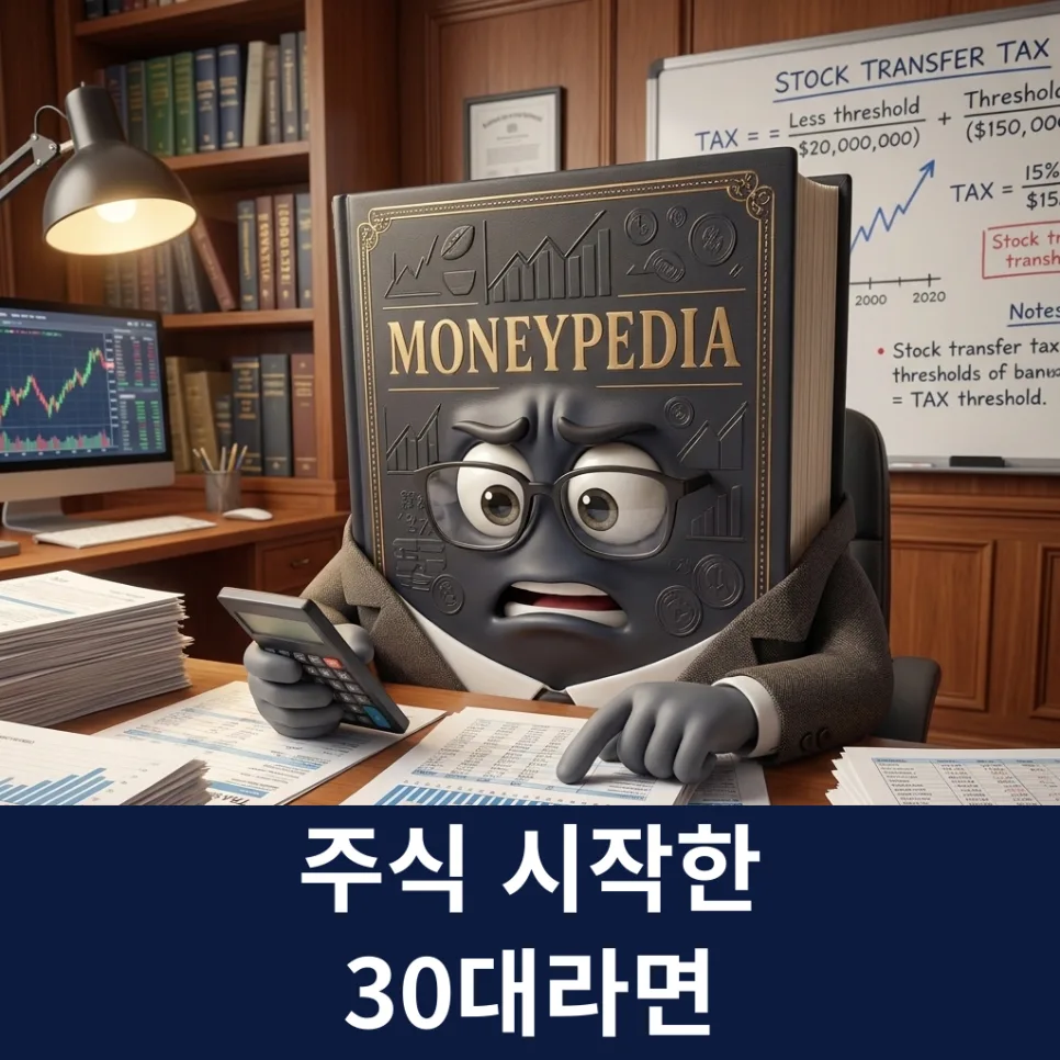 2026년 주식 양도소득세, 30대 직장인 위한 5분 핵심 정리