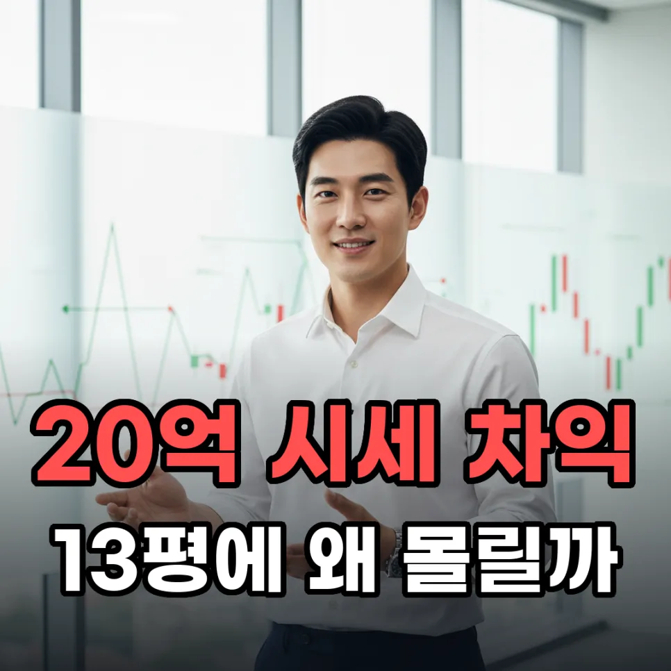 강남 13평 청약, 20억 차익 노린 '가점의 역설' 2026년 분석