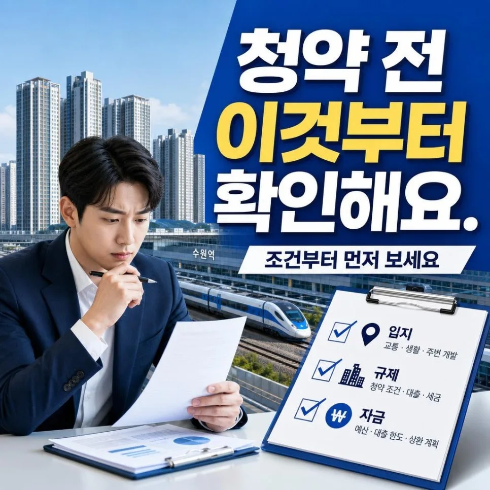 수원역 아너스빌 플라츠, 2026년 청약 전 입지·상품성 완벽 분석