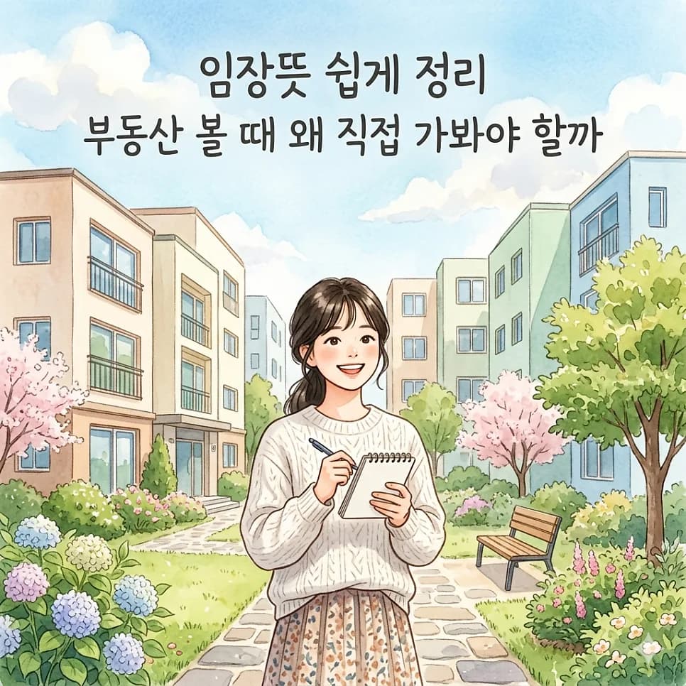 부동산 임장 뜻 완벽 정리: 2026년 직접 발품 팔아야 하는 이유