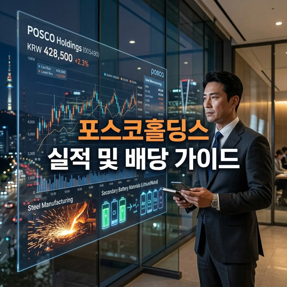 포스코홀딩스 ADR 투자 2026: 배당금, 수익률 차이 완벽 분석