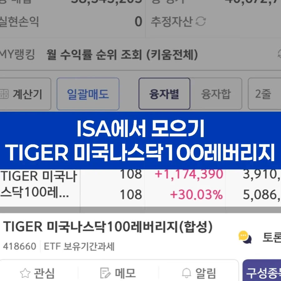 ISA 나스닥 레버리지 ETF, 2026년까지 꾸준히 모으는 법