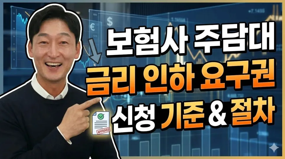 금리인하요구권 신청 조건 2026: 승인 거절 사례 총정리