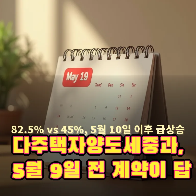 다주택자 양도세 중과 2026년 세율 및 유예 종료 전략 총정리