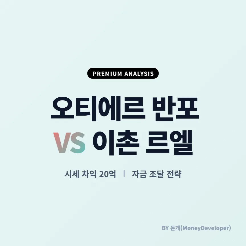 2026년 로또 청약: 오티에르 반포 vs 이촌 르엘, 20억 시세 차익 잡는 법