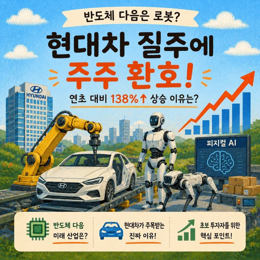 로봇 테마주 2026: 현대차 주가 급등 이유와 투자 전략