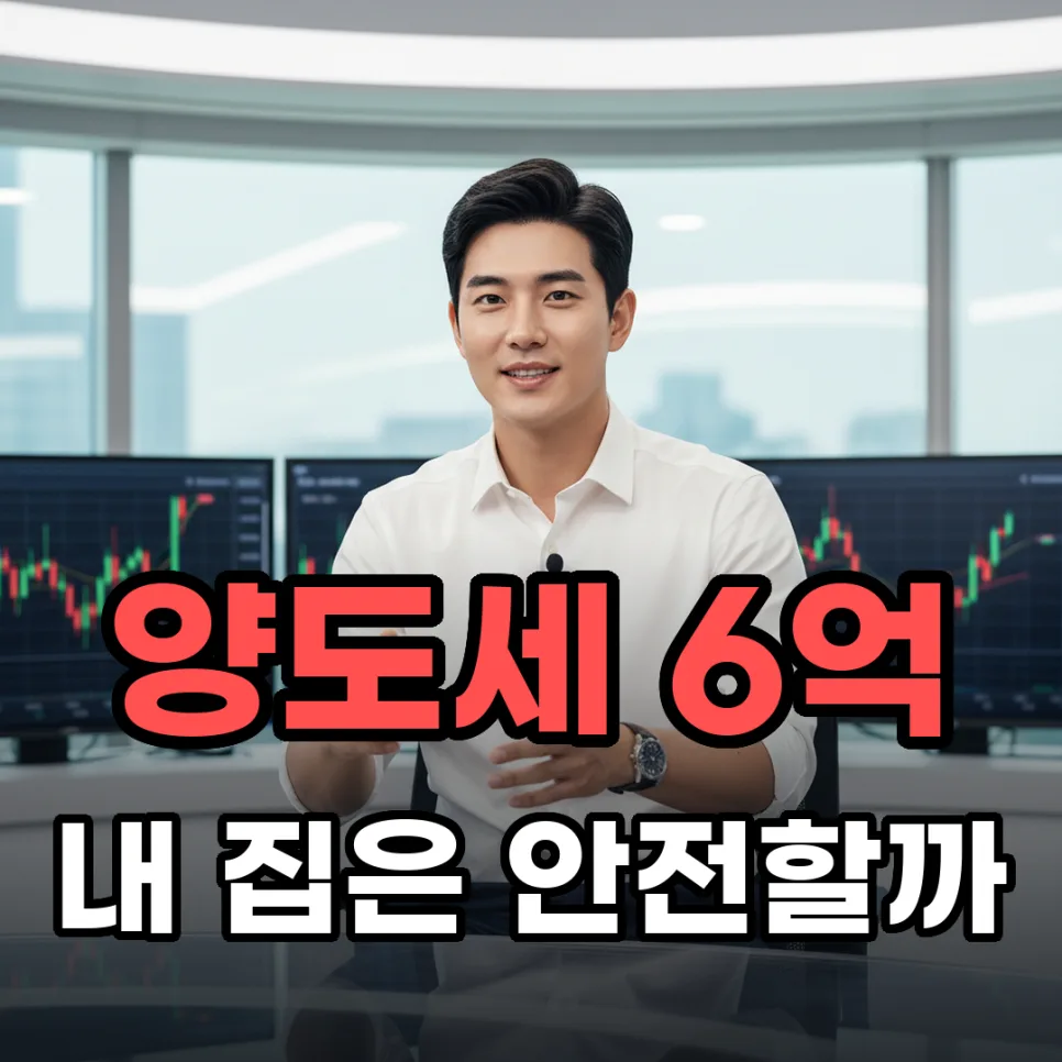 1주택자 양도세 6억 폭탄? 장특공제 축소 대비 2026년 전략