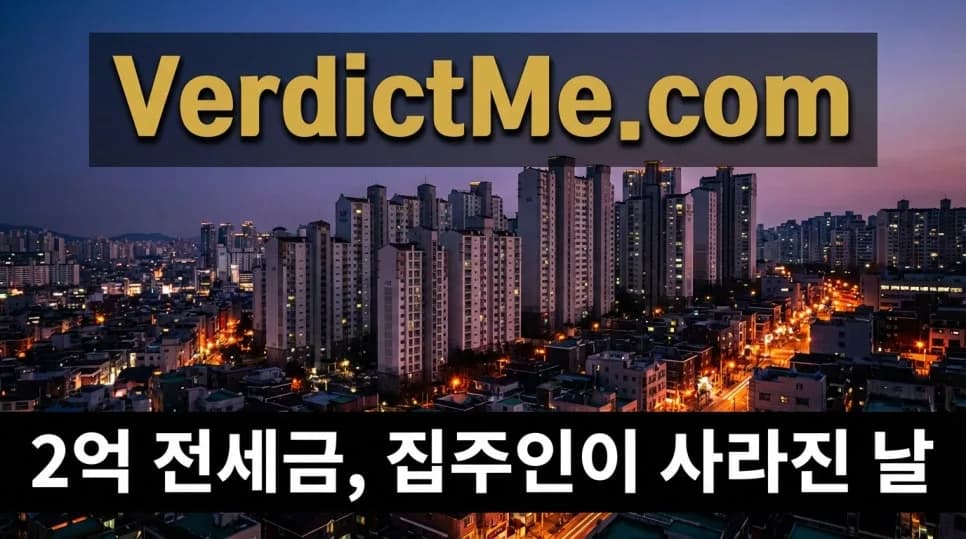 2억 전세금, 집주인 잠적 시 보증금 돌려받는 법 2026