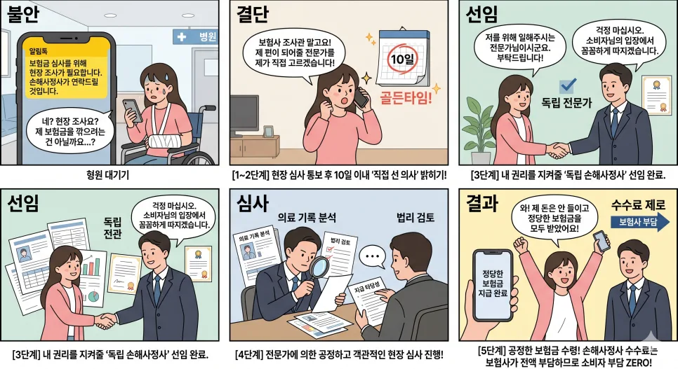 소비자 손해사정사 선임, 2026년 수수료 전액 보험사 부담 확인