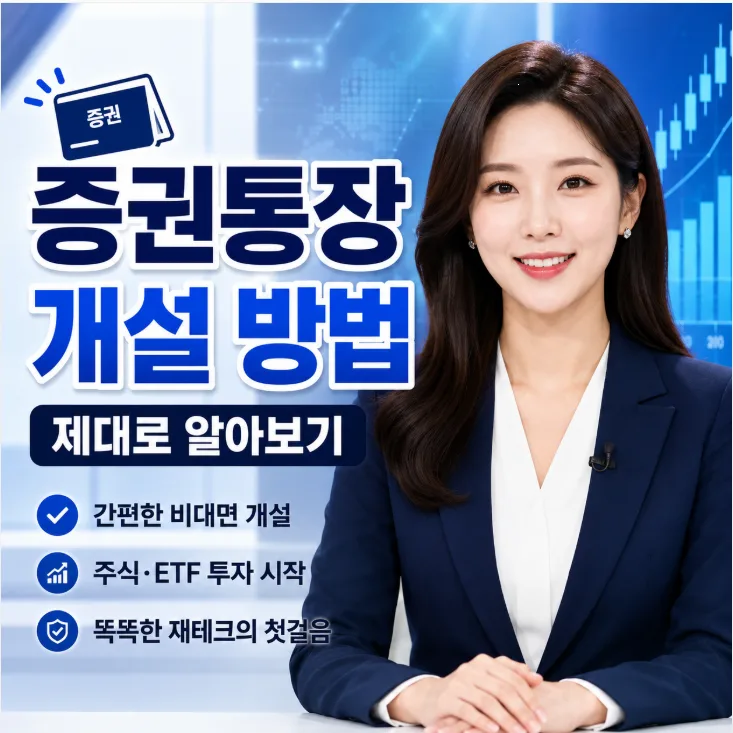 2026년 증권 계좌 개설 완벽 가이드: 초보자도 쉬운 비대면 방법