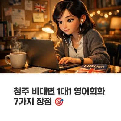 청주 비대면 영어회화 1대1 수업, 2026년 당신의 실력 향상 로드맵