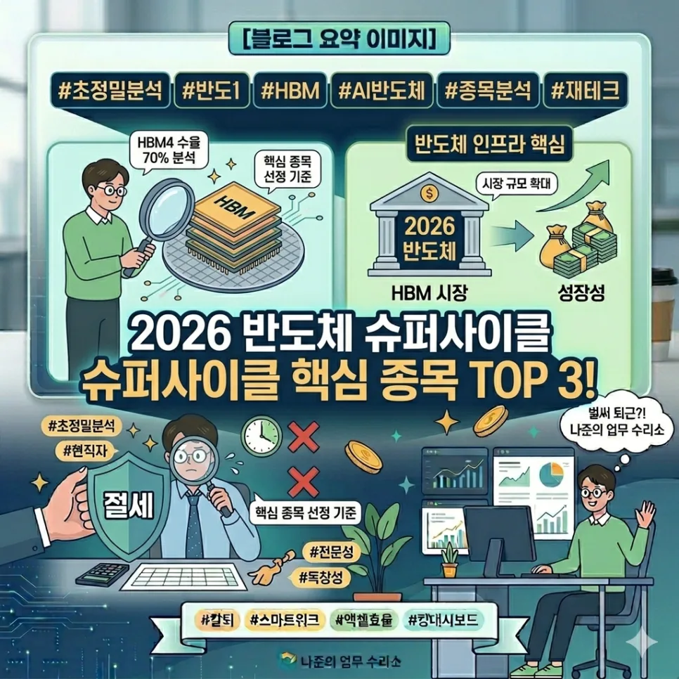 2026년 반도체 슈퍼사이클, 삼성전자 20만 원 돌파 가능할까?