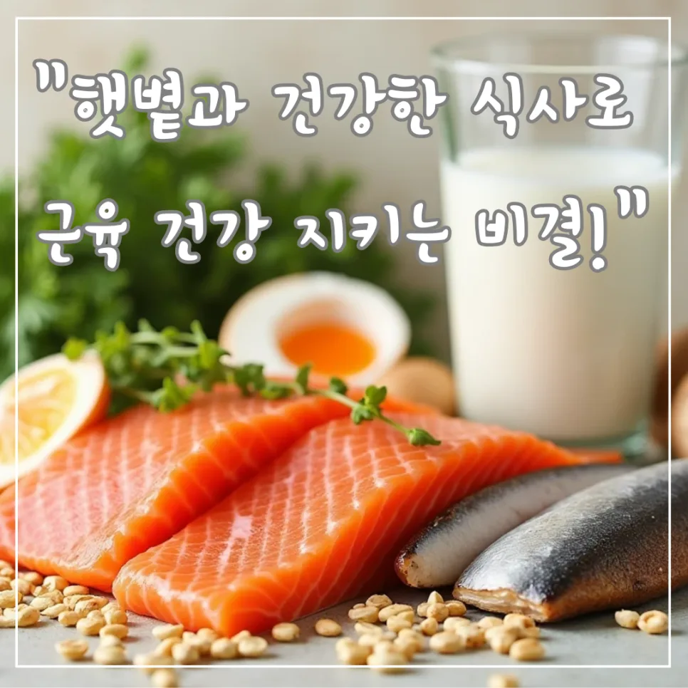 비타민 D, 근육 건강 지키는 핵심 비결 2026년 총정리