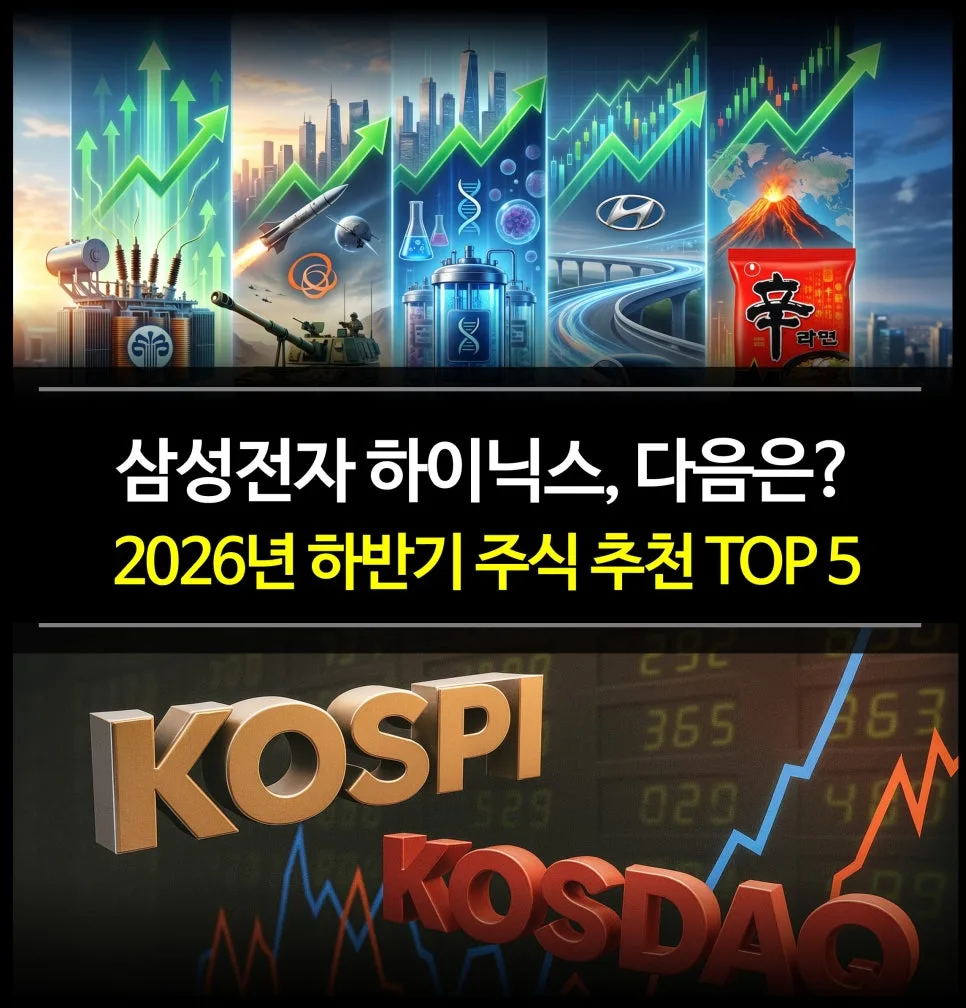 2026년 삼성전자·하이닉스 다음 투자 유망주 5선: 증권사 추천 종목 분석
