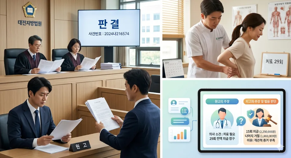 도수치료 보험금, 적정 횟수 넘으면 거절될까? 2026년 판례 분석