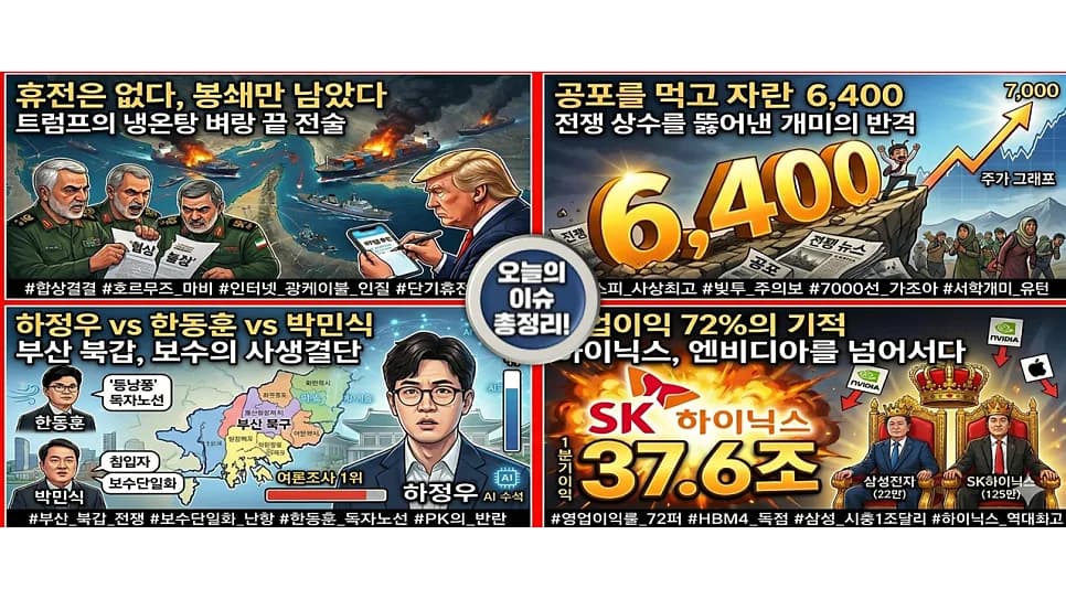 2026년 국제 정세 및 증시 전망: 이란·트럼프·코스피·하이닉스 분석