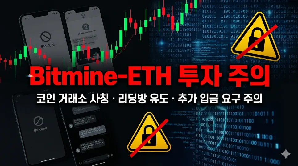 Bitmine-ETH 출금 사기 2026년 최신 수법 및 예방 가이드