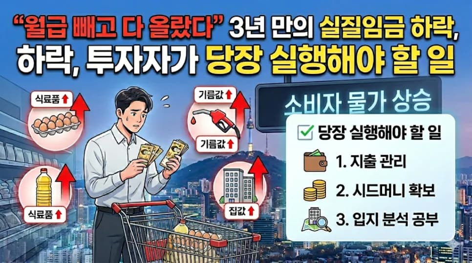 실질임금 하락 2026: 투자자가 알아야 할 물가 상승과 금리 전망