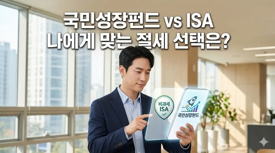 국민성장펀드 vs ISA 2026: 절세 혜택 비교와 현명한 선택법