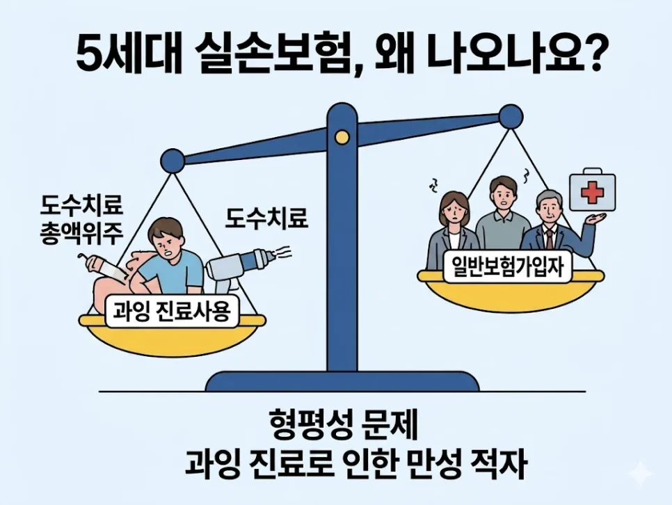 5세대 실손보험 전환 가이드 2026: 보험료 vs 보장 비교