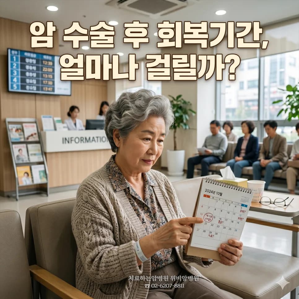 암 수술 후 회복 기간 2026: 단계별 회복과 관리법 총정리