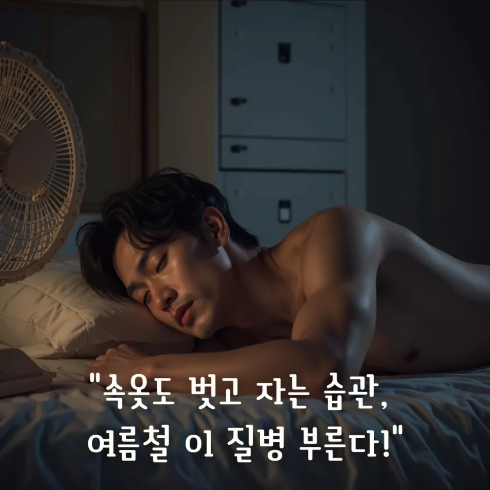 여름철 '벌거벗고 자기' 위험성 2026: 질병 예방 팁 총정리