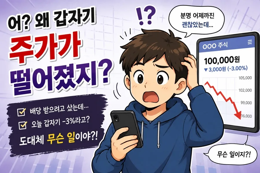배당락일 개념 완벽 정리: 2026년 배당주 투자 핵심 가이드