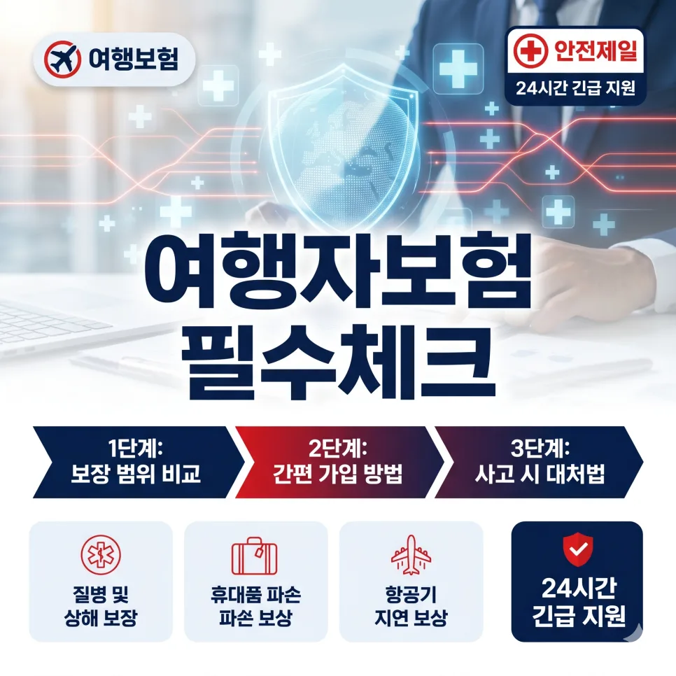 해외여행자보험 2026년 최저가 비교 및 국가별 사고 대처법 총정리