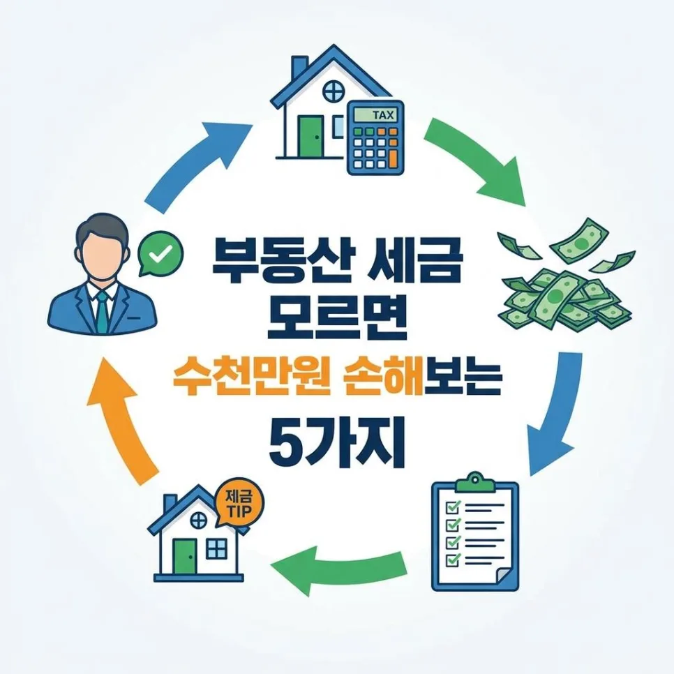 2026년 부동산 세금: 취득·보유·양도 3단계 핵심 총정리